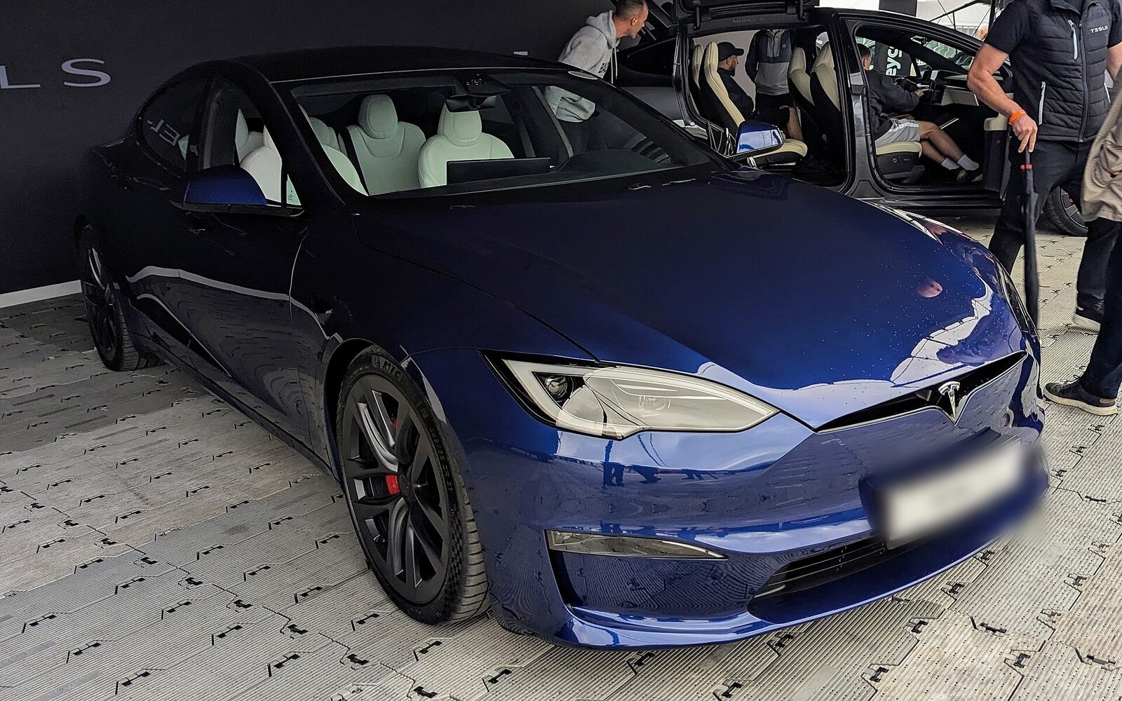 Tesla Model S Plaid front view